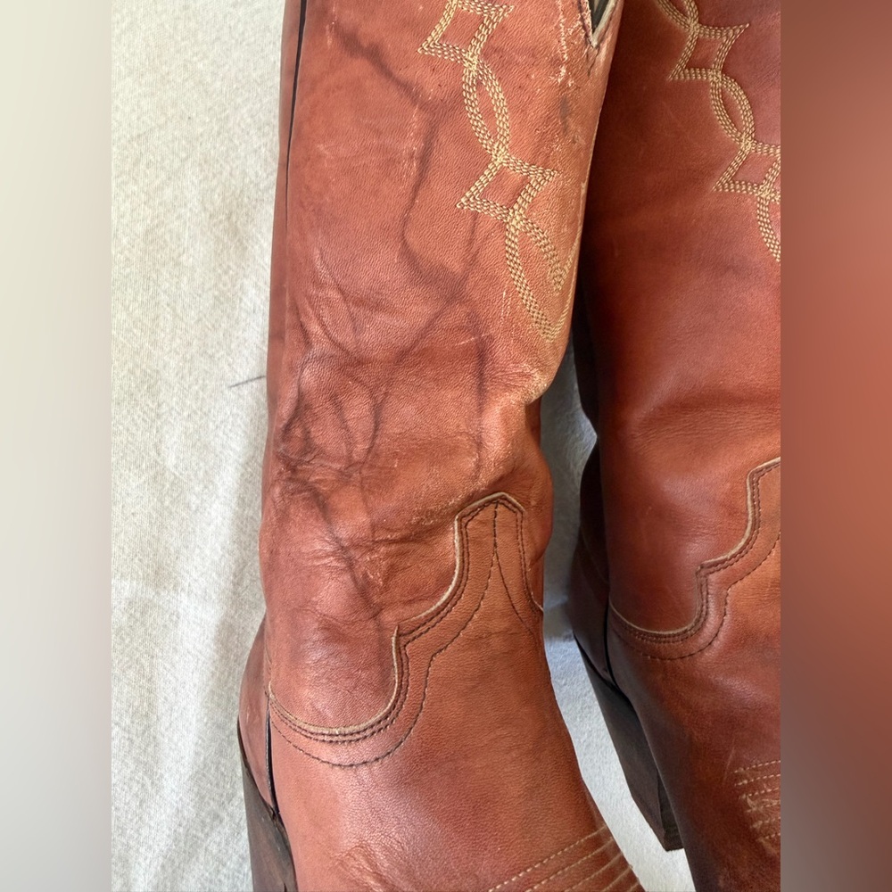 Vintage Abilene Cowgirl Boot Size 7.5 made in USA - Picture 4 of 14